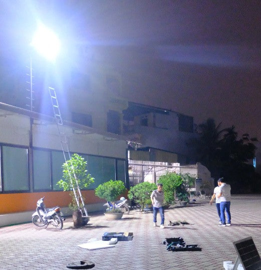 ForceSolar Pro LED — Luminária Solar Pública de Potência Elevada 400w